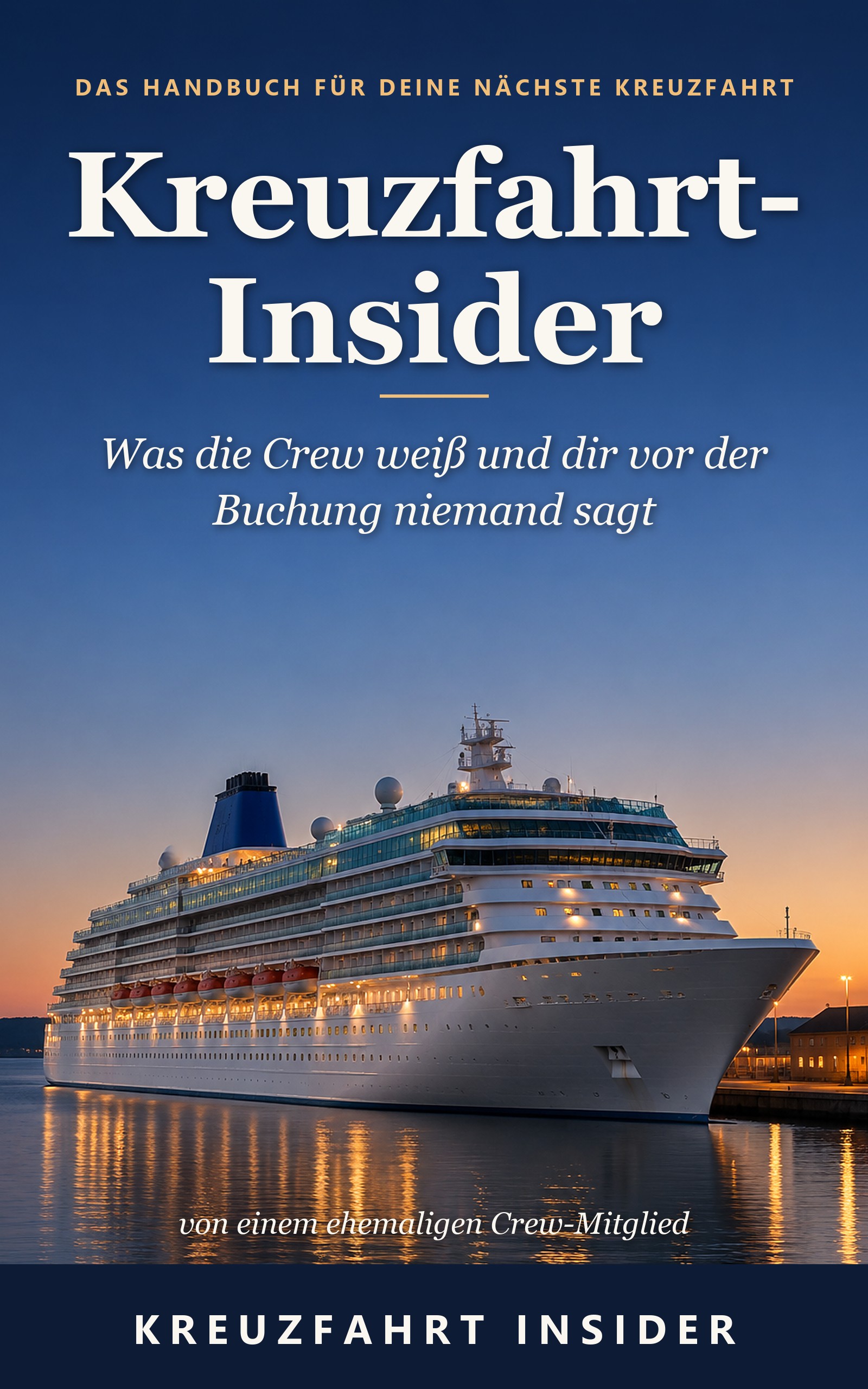 Buchcover: Kreuzfahrt-Insider – Was die Crew weiß und dir vor der Buchung niemand sagt